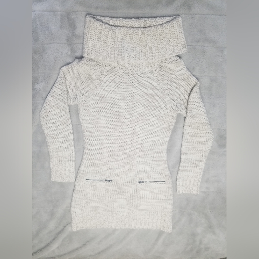 RW & CO Tunic Sweater Grey Medium